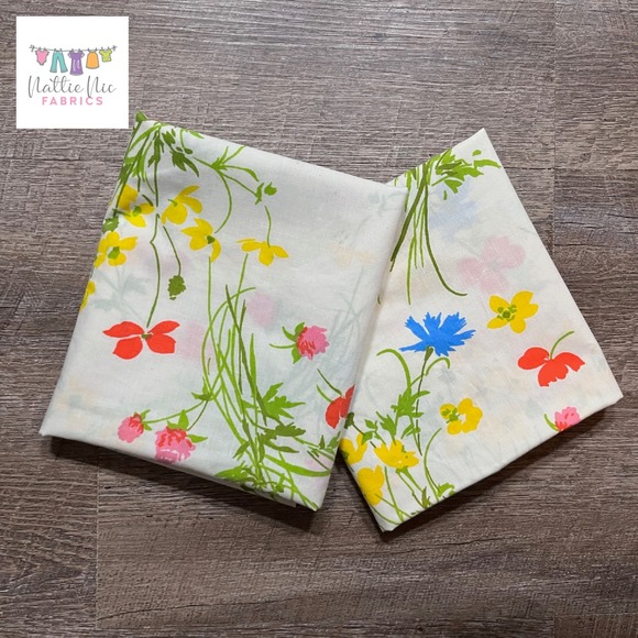 Fieldcrest Other - Vintage pair of pillowcases,‎ colorful bold floral, Fieldcrest Perfection